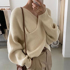 Cazel | Pull en tricot croisé chic