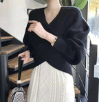 Cazel | Pull en tricot croisé chic