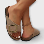 Sandales Orthopédiques Avelina en Cuir Élégant et Confortable