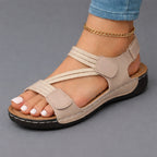 Sandales Orthopédiques Élégantes Sarah en Cuir Souple