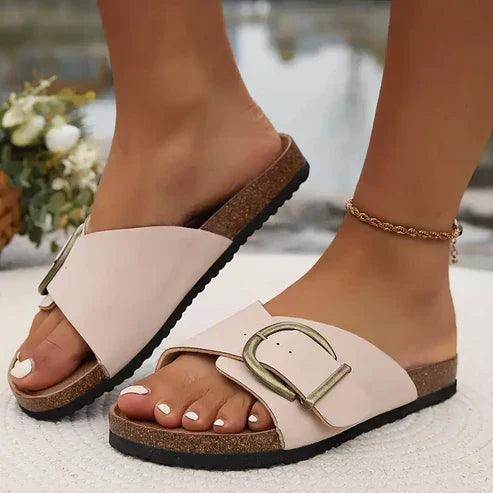 Sandales Orthopédiques Avelina en Cuir Élégant et Confortable