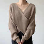 Cazel | Pull en tricot croisé chic