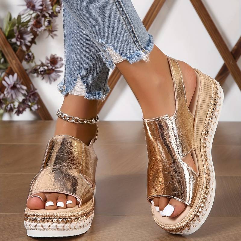 Sandales Orthopédiques TEANA en Cuir Luxe — Élégance et Confort