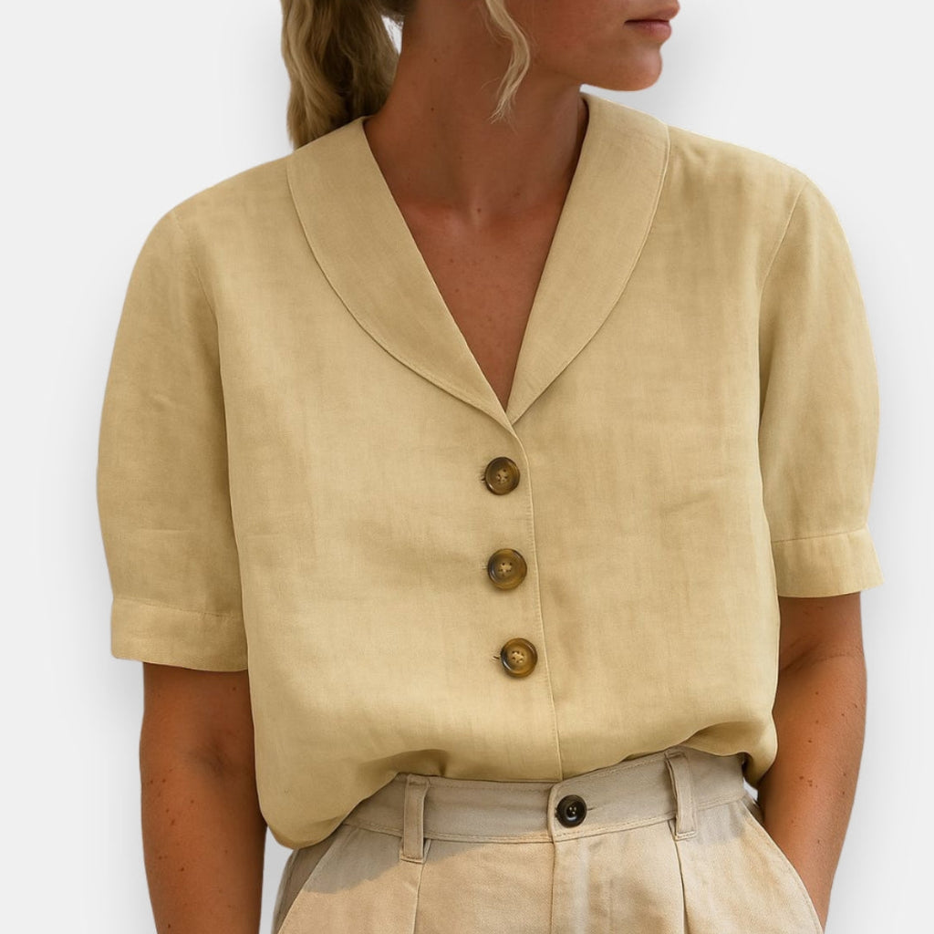 Estelle | Blouse col châle