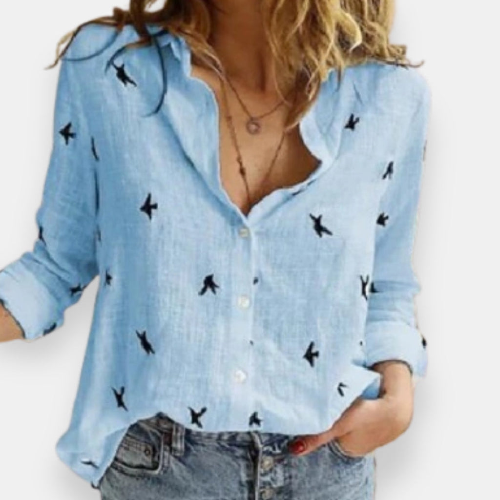 Faïence | Chemise fluide boutonnée