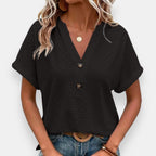 Cosette | Blouse jacquard col V