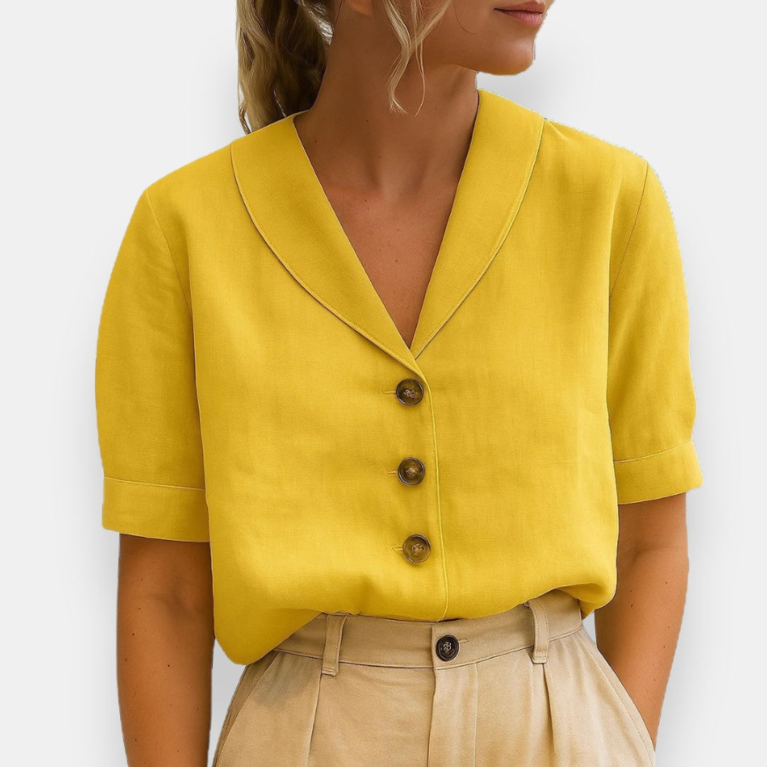 Estelle | Blouse col châle