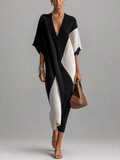 Vera | Robe Ébène & Ivoire