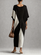Vera | Robe Ébène & Ivoire
