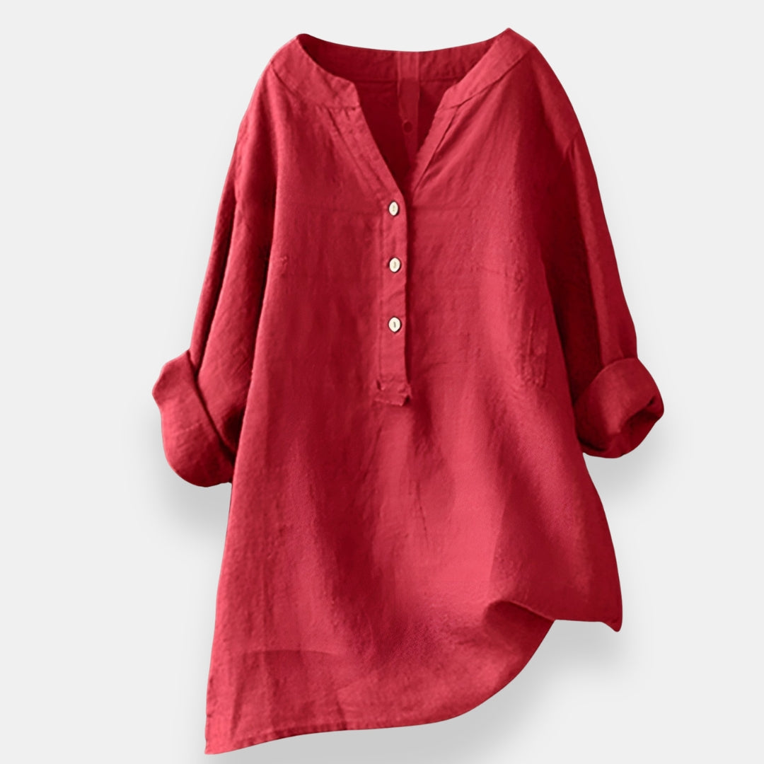 Mélaine | Tunique oversize boutonnée