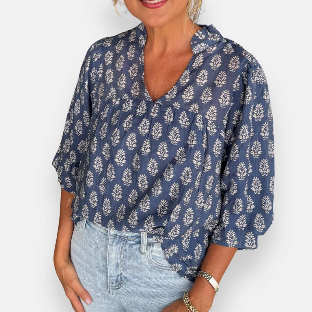 Jenovéfa | Blouse imprimée bohème