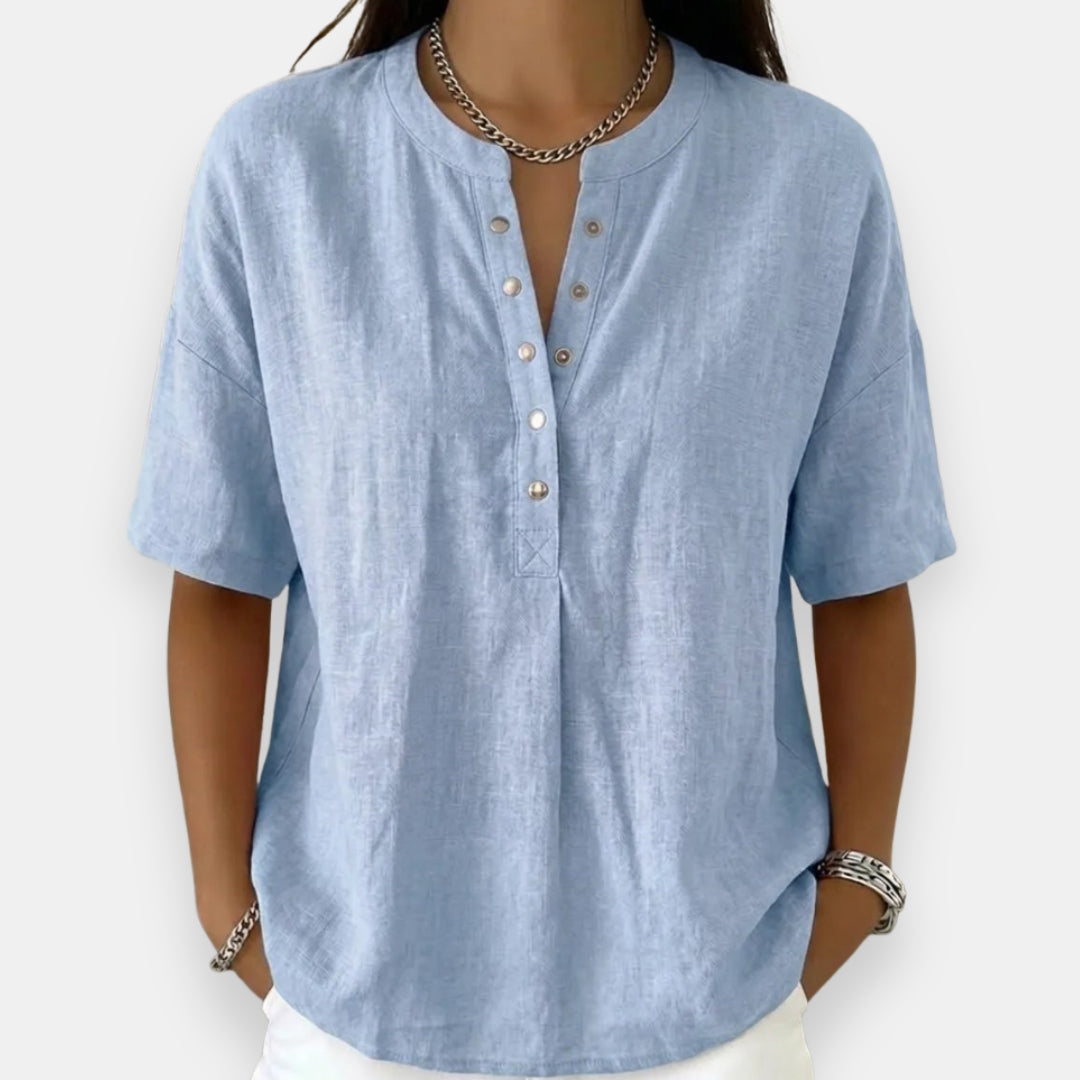 Folquette | Blouse col tunisien