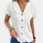 Bérangère | Blouse col claudine