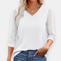 Bastienne | Blouse à manches dentelle