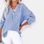 Célinie | Blouse oversize texturée