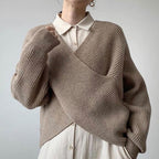 Cazel | Pull en tricot croisé chic