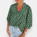 Jenovéfa | Blouse imprimée bohème