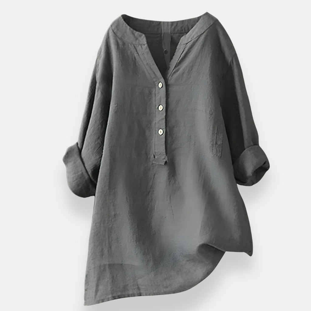 Mélaine | Tunique oversize boutonnée