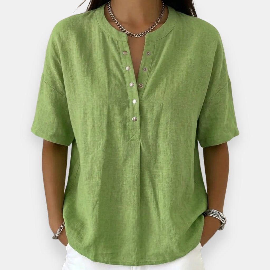 Folquette | Blouse col tunisien