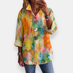 Roselianne | Chemise artistique imprimée