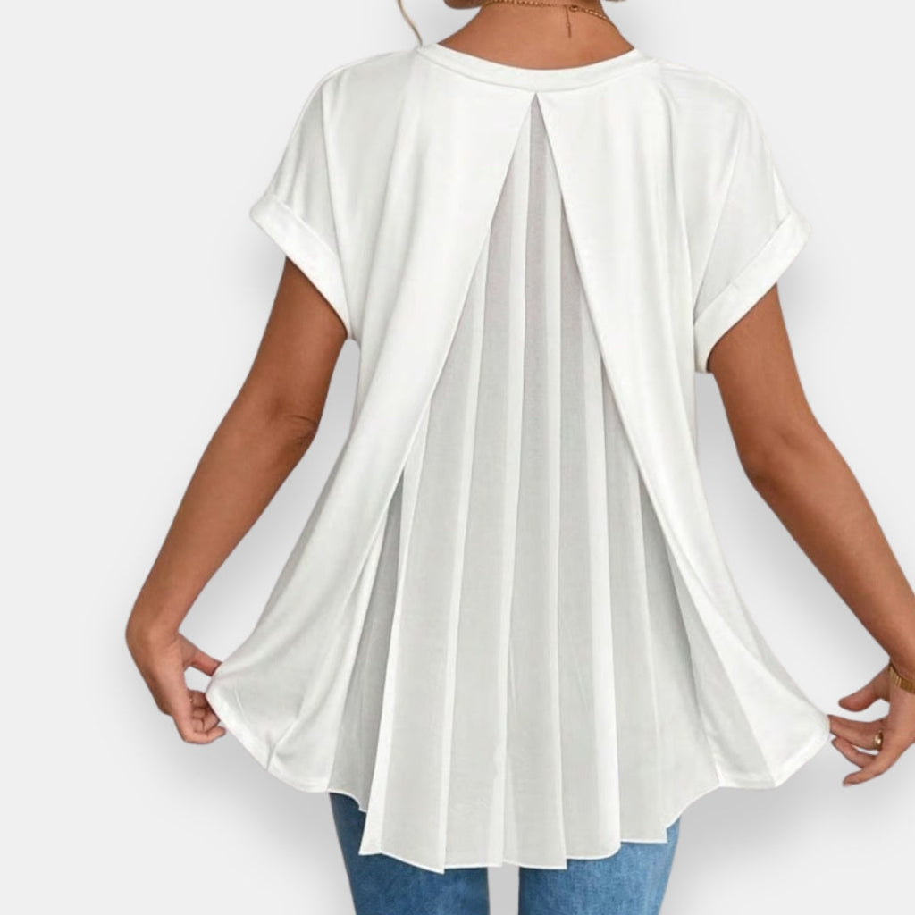 Mériel | Blouse dos plissé