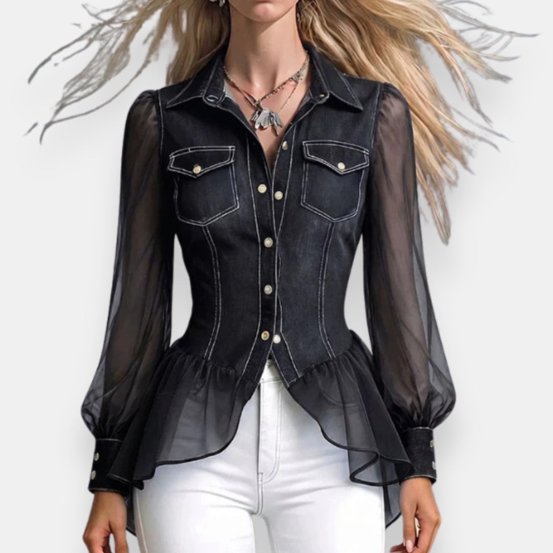 Rosvarine | Blouse Péplum Bouffante