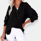 Célinie | Blouse oversize texturée