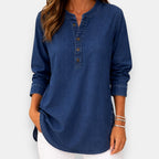 Mélusine | Blouse denim arrondie