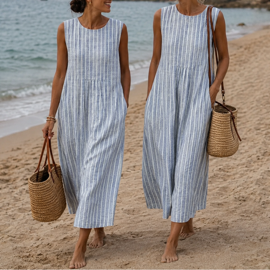 Robe d'Été Sans Manches Confortable
