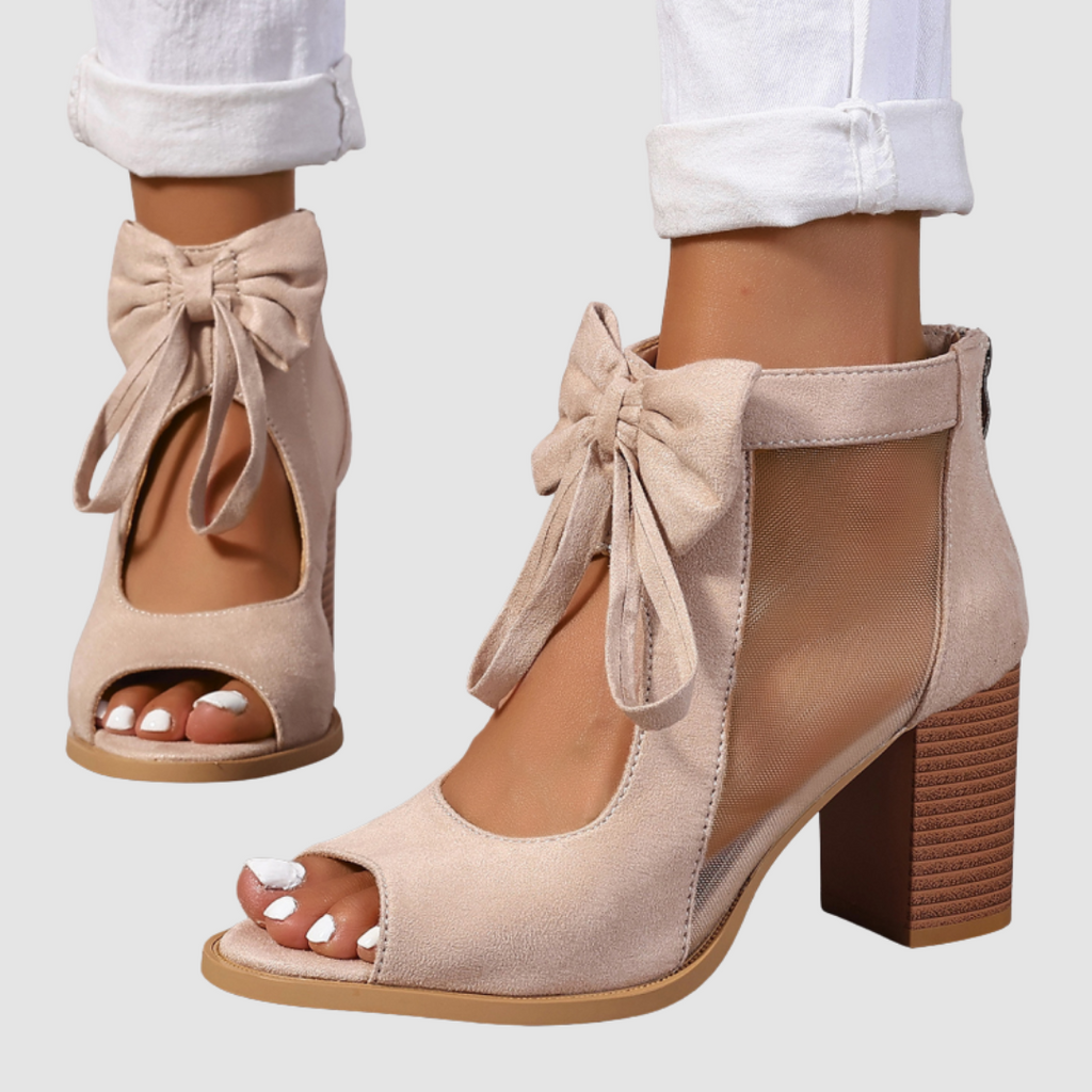 Rebecca™ Bow Charm Orthopedic Heels Maison Fleurine