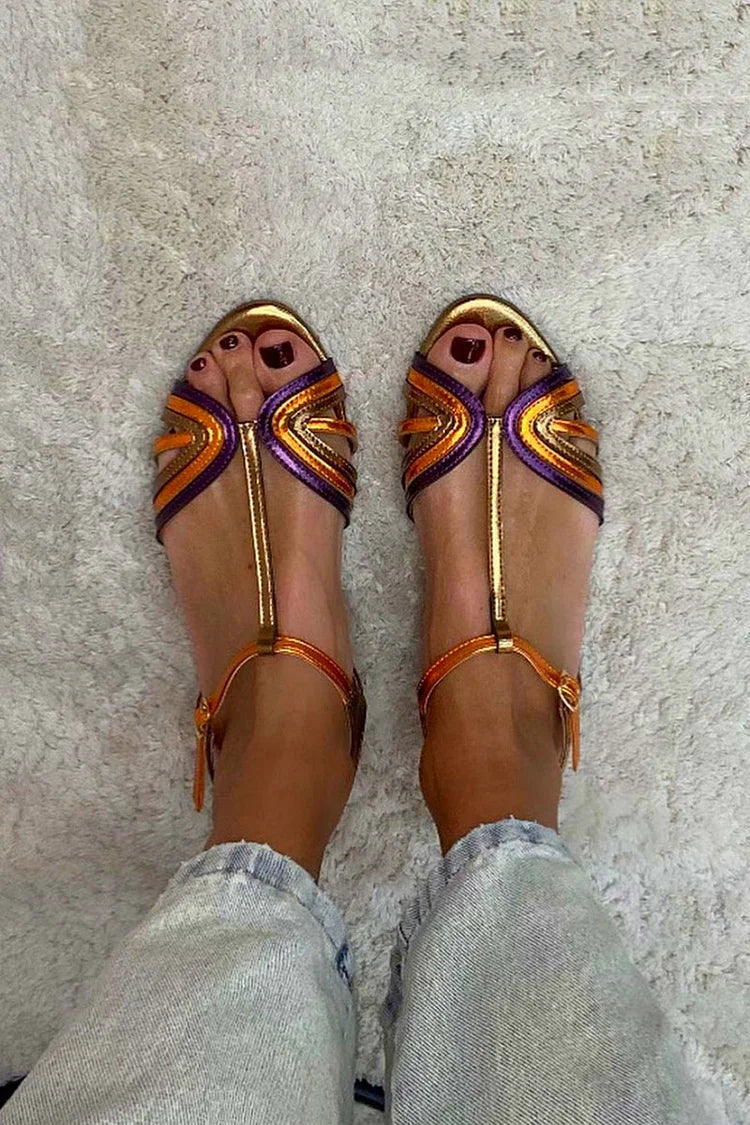 Sandales Méditerranéennes Viviana™ | Élégance Colorée