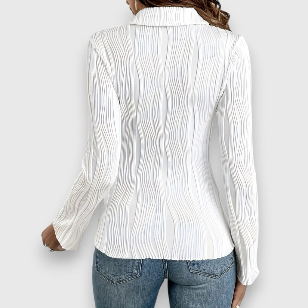 Karina | Blouse chic à col V