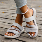 Sandales Orthopédiques Élégantes Marvella en Cuir Luxe