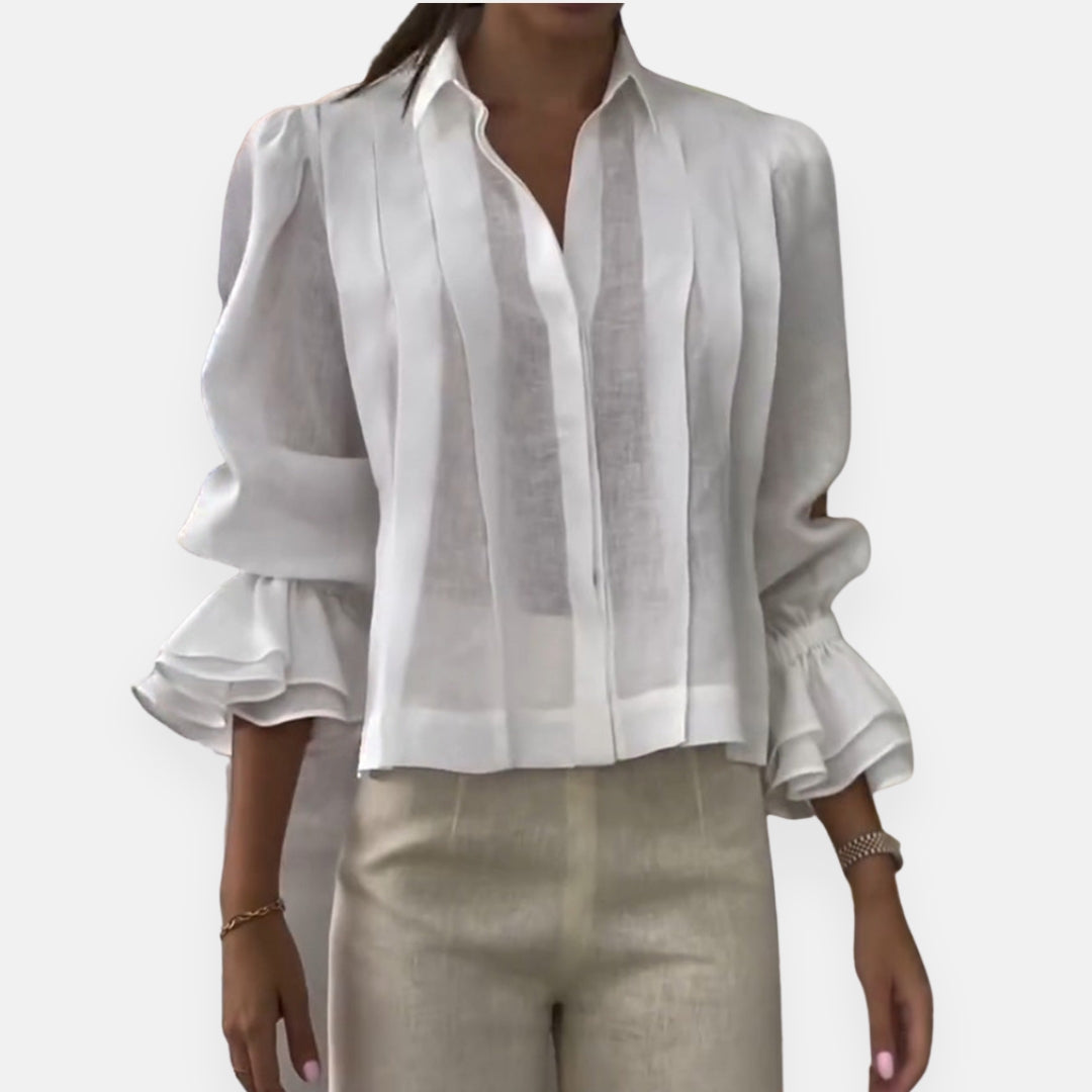 Armande | Blouse élégante à manches bouffantes