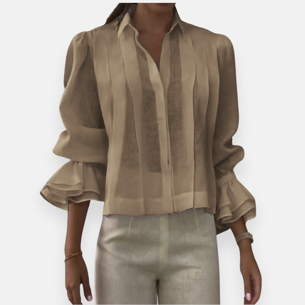 Armande | Blouse élégante à manches bouffantes