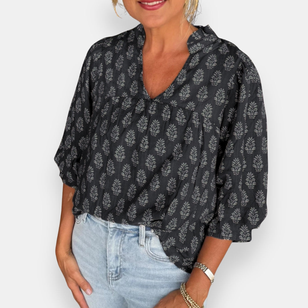 Jenovéfa | Blouse imprimée bohème