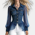 Rosvarine | Blouse Péplum Bouffante
