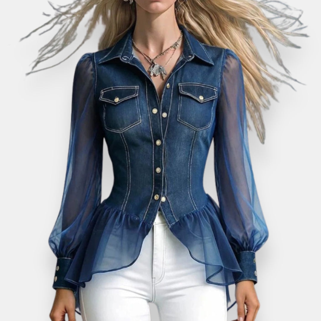 Rosvarine | Blouse Péplum Bouffante