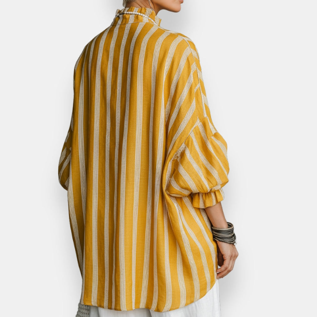 Bette | Chemise Rayée Bouffante
