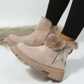 Leyla™ : Bottes chaudes en tissu souple