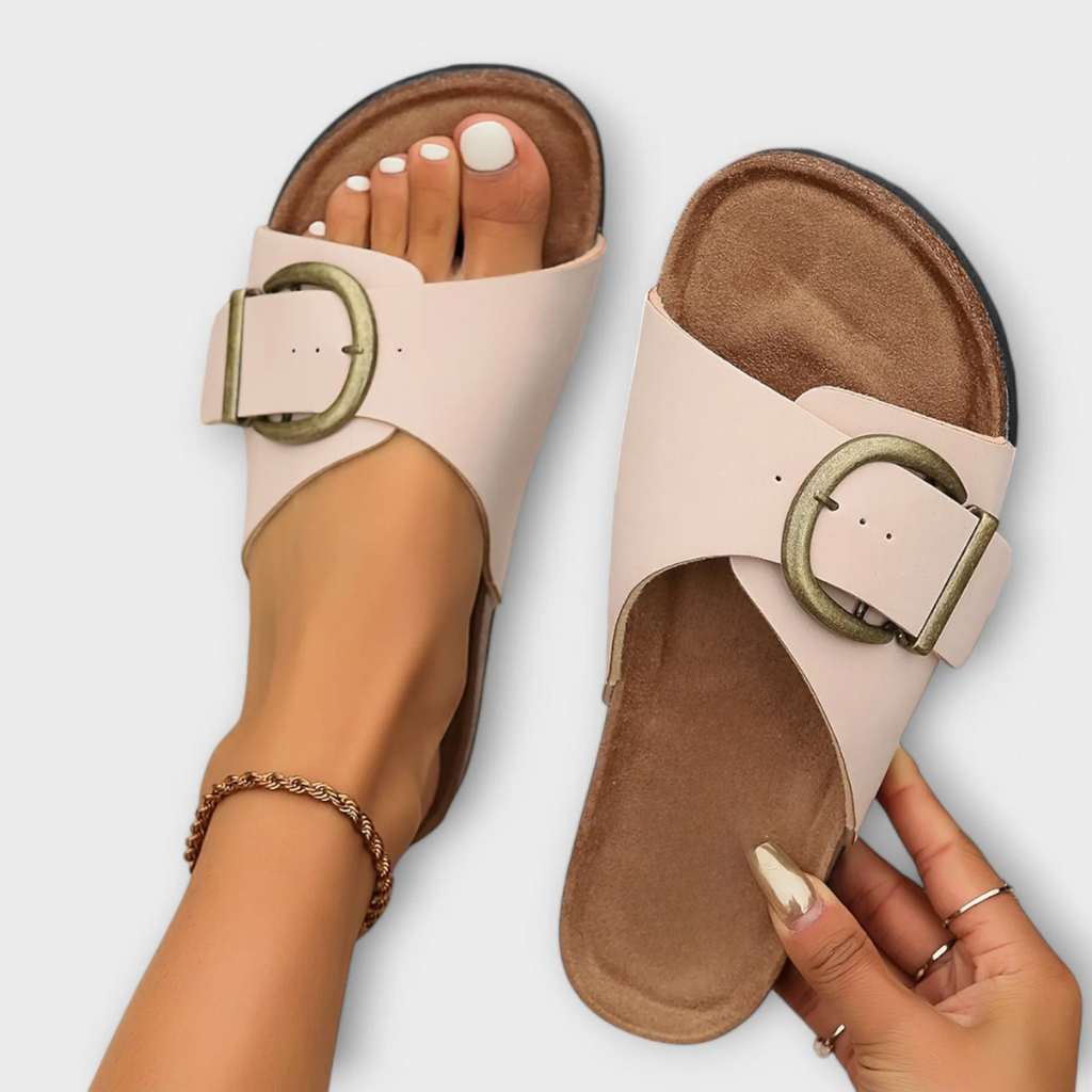 Sandales Orthopédiques Avelina en Cuir Élégant et Confortable