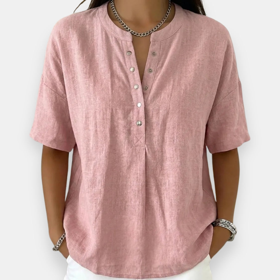 Folquette | Blouse col tunisien
