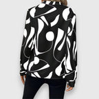 Aurora | Blouse moderne imprimé graphique