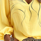Rozane | Blouse col V bouffante