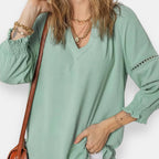 Néala | Blouse à manches ajourées