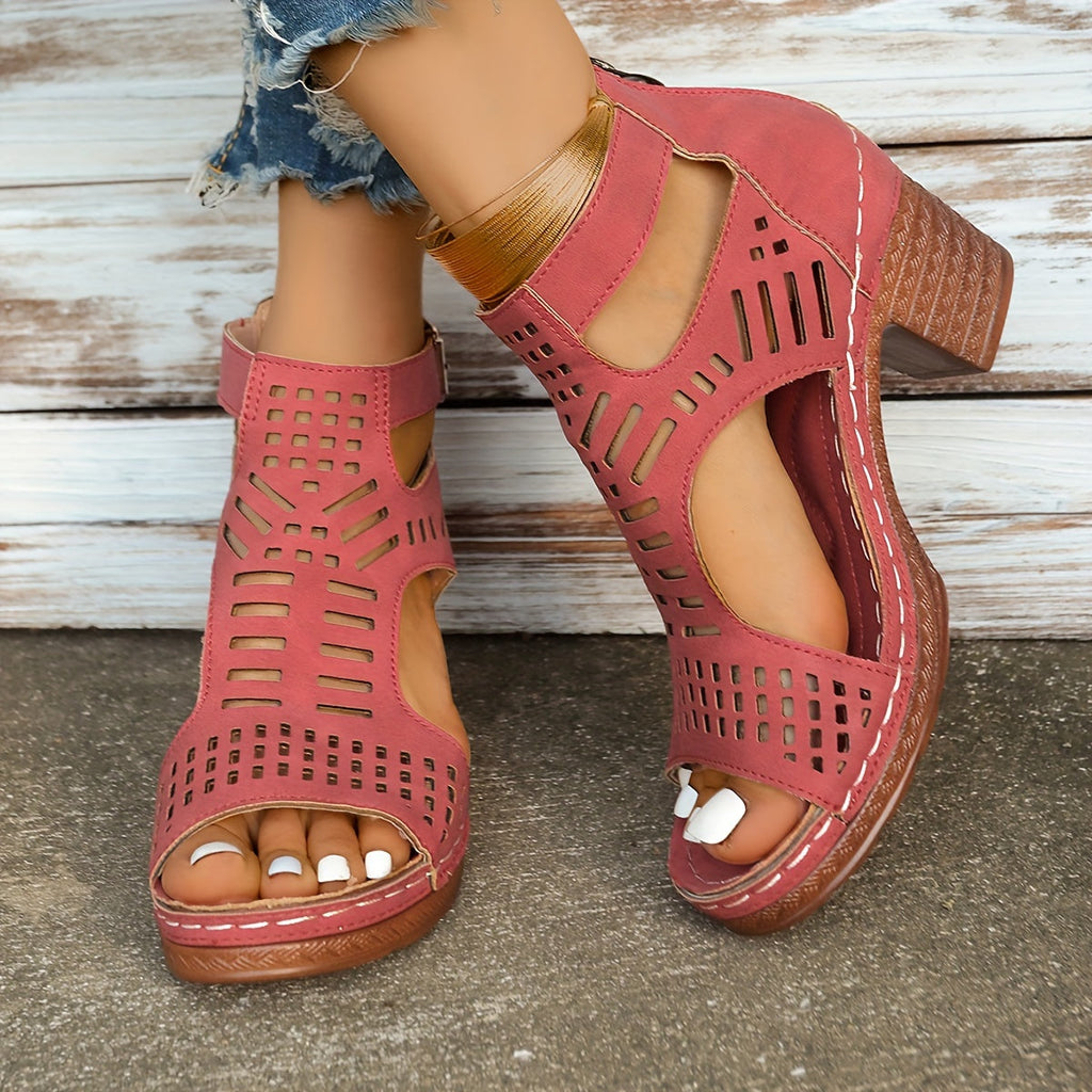 Sandales Élégantes en Cuir Souple - Modèle Elena