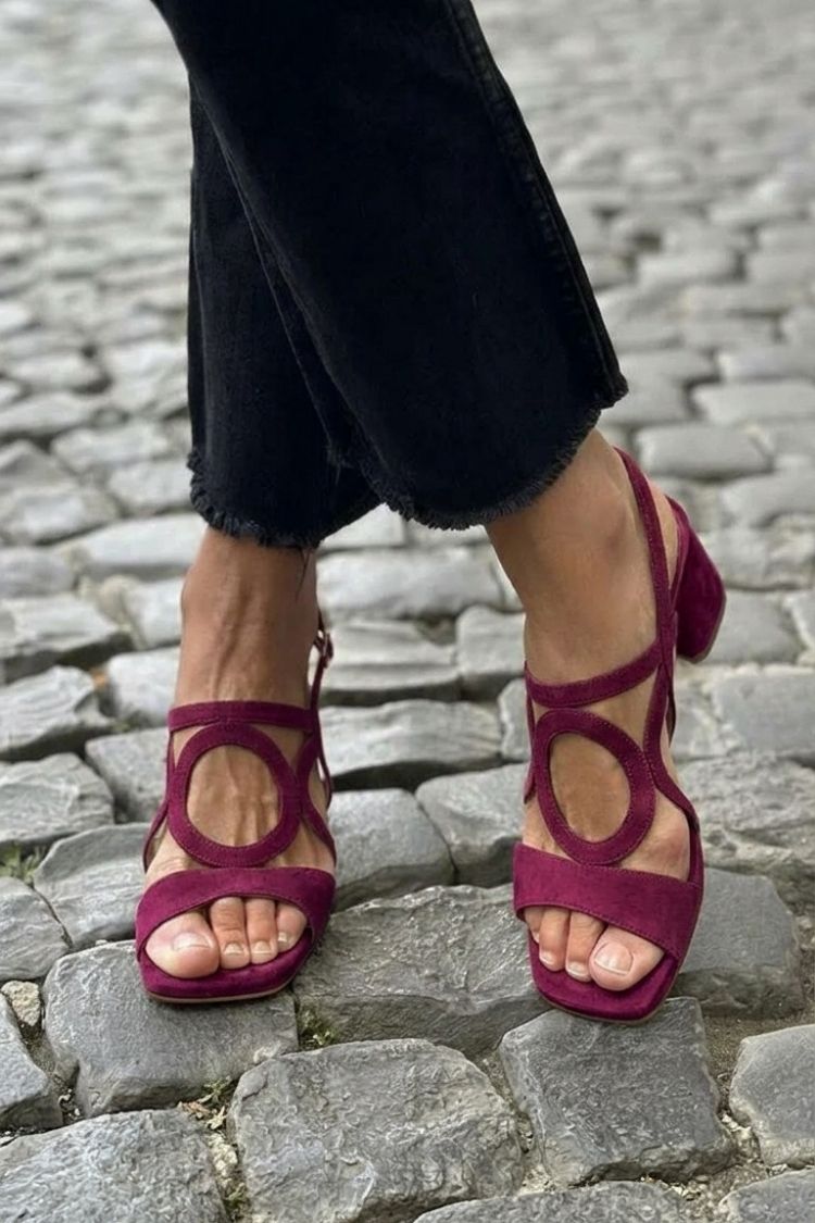 Sandales d'Été Élégantes Valentina™ en Cuir Luxe