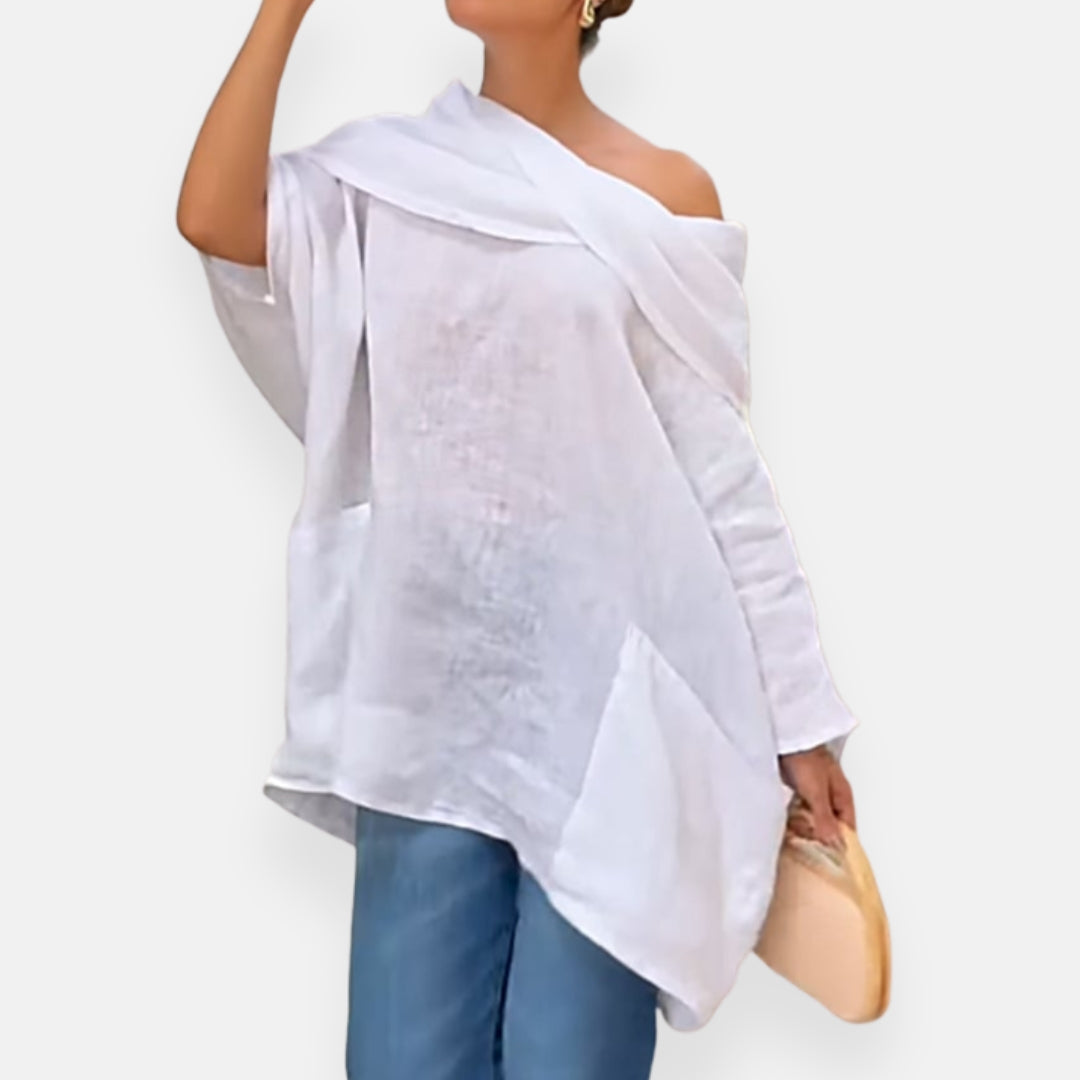 Alina | Blouse asymétrique fluide