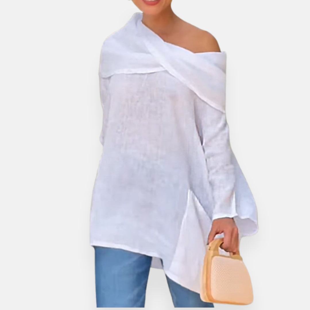 Alina | Blouse asymétrique fluide