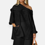 Alina | Blouse asymétrique fluide